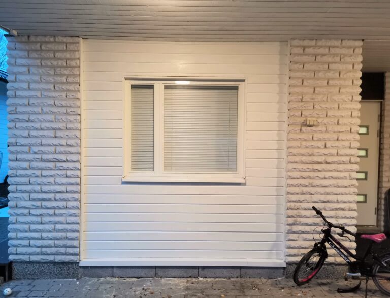 Autotalli muutettu asuinhuoneistoksi